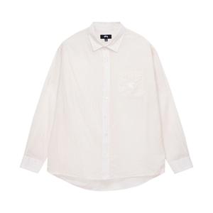 Легкая классическая рубашка Stussy Off White Stripe
