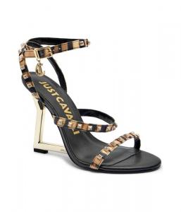 Босоножки на высоком каблуке Just Cavalli, коричневый