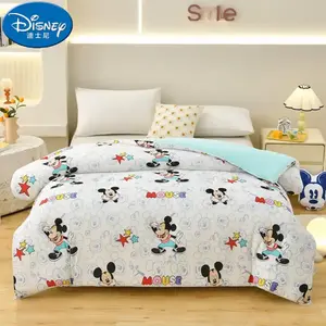 Disney Одеяло 180х220 см, зимнее, утолщенное, из соевого волокна, вес 4 кг, принт Mickey
