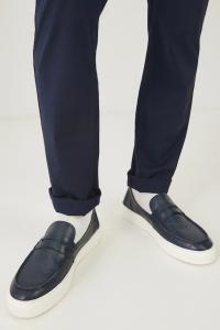 Кожаные мокасины Medicine, темно-синий