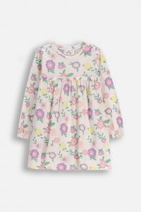 Детское хлопковое платье Coccodrillo, бежевый