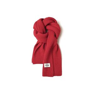 Jeep Голубой вязаный шарф унисекс, Red