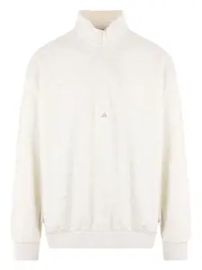 Свитшот с принтом в виде баскетбольного логотипа Adidas, белый