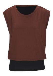 LASCANA ACTIVE Топ в коричневом цвете