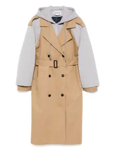 Деконструированный тренч Monse, коричневый