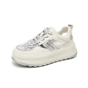 Женские повседневные туфли Low top DAPHNE, серебряный бежевый