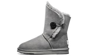 Зимние ботинки женские серый Au&Mu
