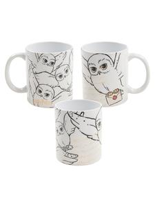 Кружка Гарри Поттера Буква Хедвиг Хогвартс Кружка Кофейная чашка 320 мл, белая Harry Potter