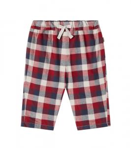 Детские штанишки из клетчатого хлопка Arne Wheat, Red Blue Check