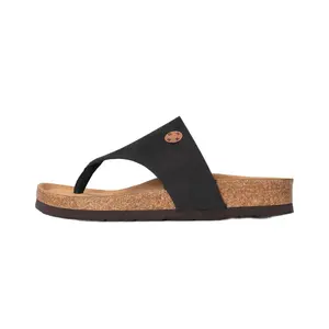 Eva резиновая подошва пробковая подошва бесшумные устойчивые к истиранию шлепанцы unisex Shug, черный