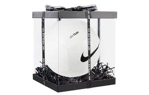 Nike Размер 5 футбольный мяч PU машинной строчки унисекс white