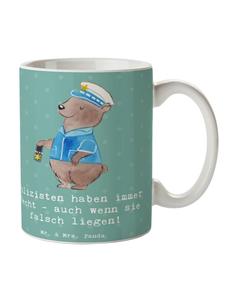 Кружка с полицейским юмором и надписью Морской бриз Mr. & Mrs. Panda