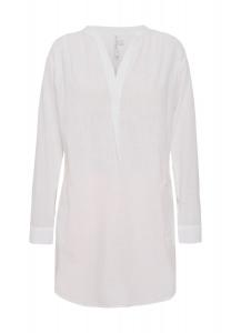 Блуза-туника с разрезом, женская SEAFOLLY, белый