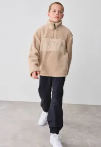 Толстовка из флиса стандартного кроя с застежкой-молнией. Baker By Ted Baker, Stone