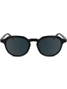 Солнцезащитные очки в оправе панто Calvin Klein, черный