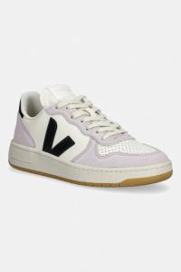 Кроссовки v-10 prime leather Veja, фиолетовый
