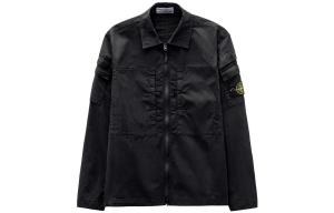 Куртка мужская Stone Island с карманами на рукавах, черный