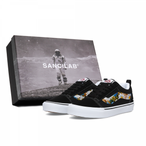 Vans Knu Skool устойчивые к истиранию низкие кроссовки для скейтбординга Unisex Black