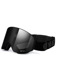 YEAZ Горнолыжные/сноубордные очки APEX Magnetic, черные/черные в черном цвете