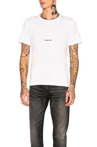 Футболка Saint Laurent Logo, белый