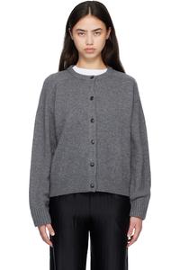 Loulou De Saison Серый шерстяной кашемировый кардиган Aidar LDS
