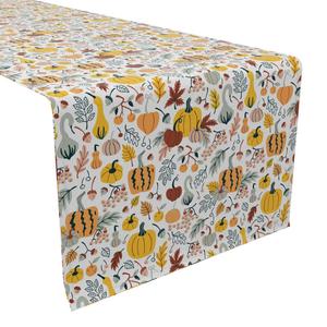 Настольная дорожка, 100 % хлопок, 16x90 дюймов, декор тыквы.