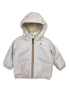 Стеганая куртка с капюшоном K Way Kids, серый