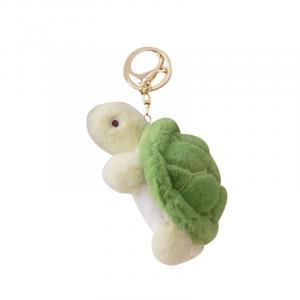 Симпатичный ароматизированный рюкзак с плюшевыми подвесками уточка и медвежонок, высота 12-15 см Happy Fish, зеленый