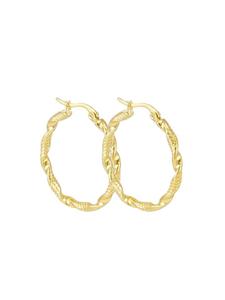 Bungsa Золотые серьги-кольца