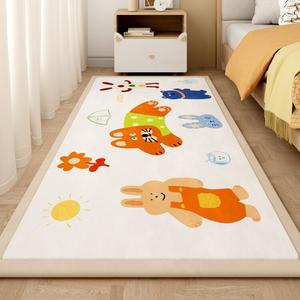Budis Ковер 200х220 см для детской комнаты, мультяшный, с высоким ворсом, противоскользящий, игровой