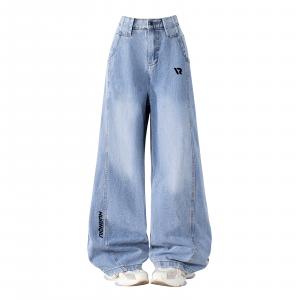 Джинсы Unisex Moderate Scimitar HUANQIU, светло-синий