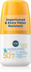 Солнцезащитный лосьон для детей, чувствительный к солнцу, роликовый Nivea, spf 50+ 50 мл