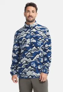 Флисовый джемпер paw era 100 print hz m Jack Wolfskin, Mountain Paw Blue Orchid