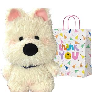 Плюшевая кукла милого щенка вест хайленд уайт терьера высота 23 см Mise