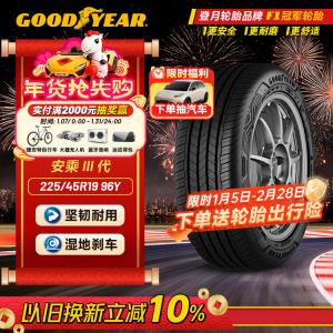 Goodyear Шины 225/45R19 96Y AMG, подходят для Mazda6
