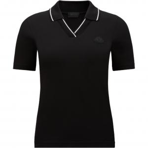 Поло с короткими рукавами Moncler, черный