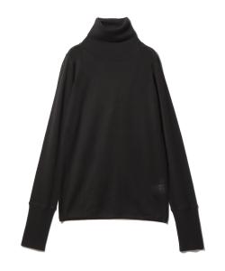 Вязаный свитер с высоким воротником Column, цвет Black