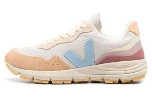 Женские кроссовки Lifestyle Low-Top бежевого/синего/красного цвета Veja