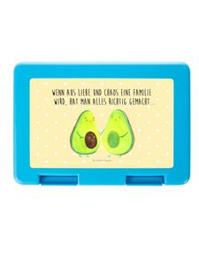 Mr. & Mrs. Panda Коробка для хранения авокадо с надписью пастельно-желтого цвета