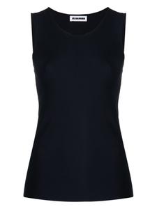Jil Sander топ без рукавов, черный