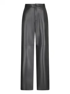 Кожаные брюки с завышенной талией Desa 1972, черный