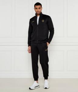 Спортивный костюм мужской Ea7 с логотипами, черный