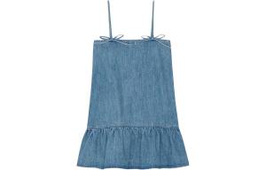 GANNI Платье-чехол FW23 Women's Blue