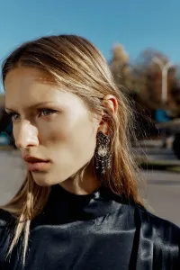 Zara Металлические серьги в виде цветов