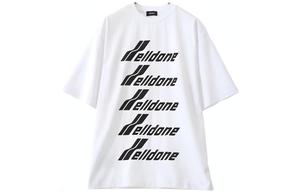 Футболка с принтом логотипа WE11DONE, белый