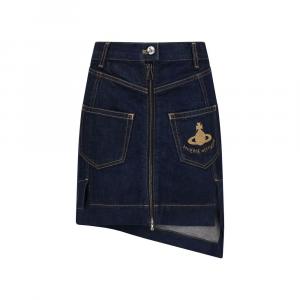 Асимметричная джинсовая мини-юбка Vivienne Westwood, Blue