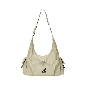 KANGOL Нейлоновая наплечная сумка унисекс разноцветная, Milk Tea Apricot