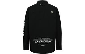 Рубашка мужская черная Evisu, черный