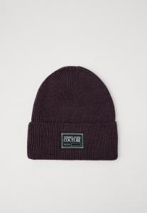 Шапка Versace Jeans Couture BIG BEANIE UNISEX, Fiorentina/Dark Purple