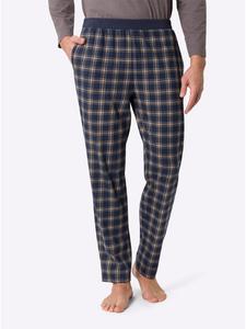 Пижамные штаны в темно-синюю клетку Sieh an!